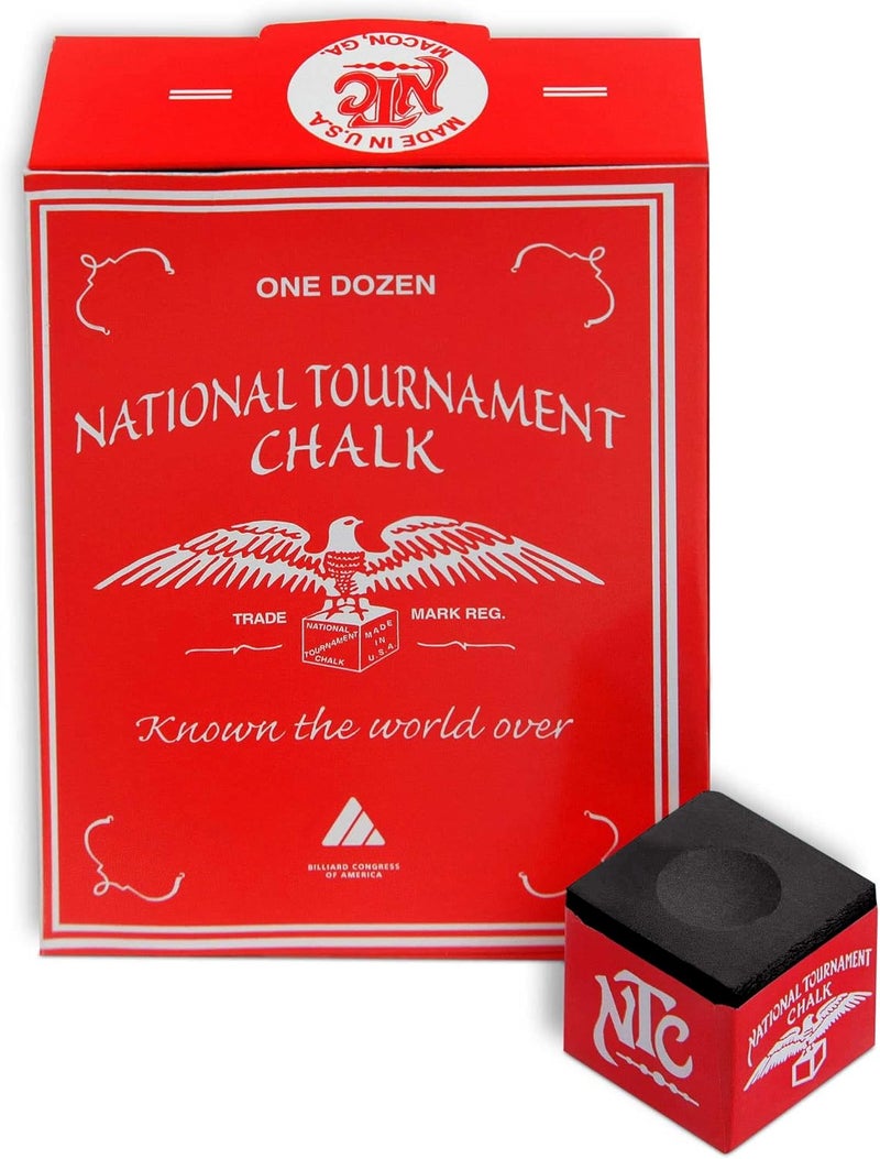 Silver Cup National Tournament Pool cue Billiard Premium Chalk - ONE Dozen - Image 4
